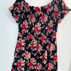 Floral mini dress